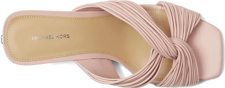 MICHAEL Michael Kors Alessia Mule Sandal Women's Sandals Smokey Rose : 7.5 M, Leather/Rubber - Image 2