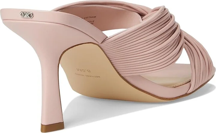 MICHAEL Michael Kors Alessia Mule Sandal Women's Sandals Smokey Rose : 7.5 M, Leather/Rubber - Image 4