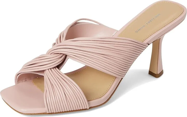 MICHAEL Michael Kors Alessia Mule Sandal Women's Sandals Smokey Rose : 7.5 M, Leather/Rubber - Image 5
