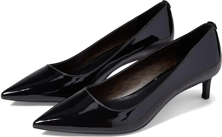 MICHAEL Michael Kors Alina Flex Kitten Pump Women's Shoes Black : 5 M, Synthetic/Textile