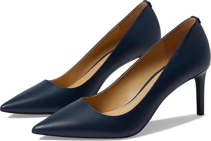 MICHAEL Michael Kors Alina Flex Pump Women's Shoes Navy : 5 M, Leather