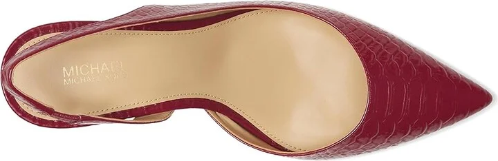 MICHAEL Michael Kors Alina Flex Sling Pump Women's Shoes Mulberry : 9 M, Leather - Image 2