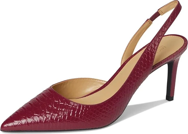 MICHAEL Michael Kors Alina Flex Sling Pump Women's Shoes Mulberry : 9 M, Leather - Image 5