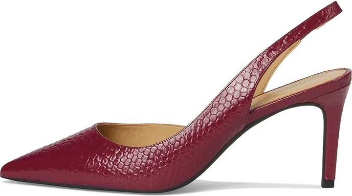 MICHAEL Michael Kors Alina Flex Sling Pump Women's Shoes Mulberry : 9 M, Leather - Image 6
