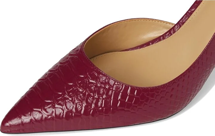 MICHAEL Michael Kors Alina Flex Sling Pump Women's Shoes Mulberry : 9 M, Leather - Image 7