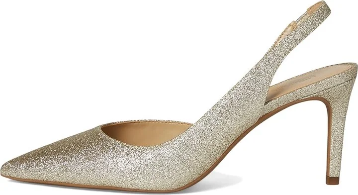 MICHAEL Michael Kors Alina Flex Sling Pump Women's Shoes Pale Gold 2 : 10 M, Leather - Image 6