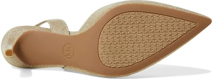 MICHAEL Michael Kors Alina Flex Sling Pump Women's Shoes Pale Gold : 8 M, Leather - Image 3