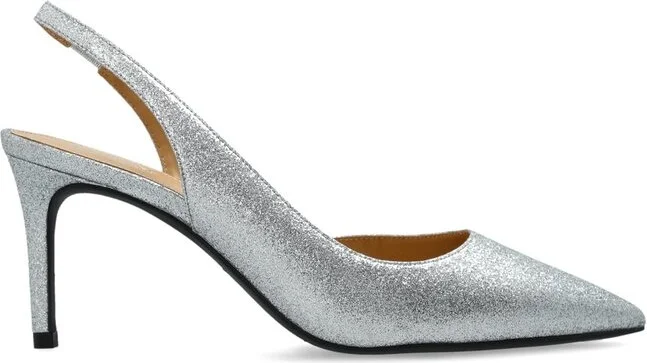 Michael Michael Kors Alina Glitter Pointed Toe Pumps