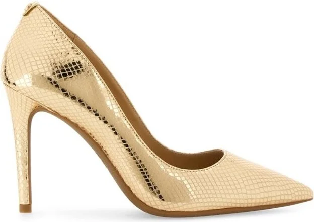 Michael Michael Kors Alina Metallic Pointed-Toe Pumps