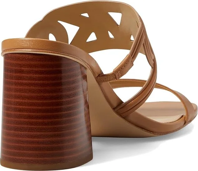 MICHAEL Michael Kors Alma Mid Sandal Women's Sandals Pale Peanut : 7 M, Leather/Rubber - Image 4