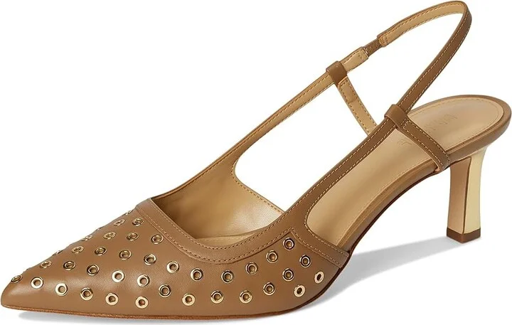 MICHAEL Michael Kors Alora Mid Sling High Women's Heels Husk : 7 M, Synthetic - Image 5