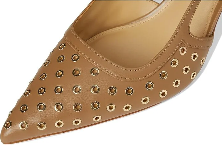 MICHAEL Michael Kors Alora Mid Sling High Women's Heels Husk : 7 M, Synthetic - Image 7