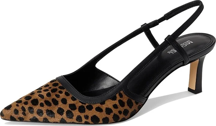 MICHAEL Michael Kors Alora Mid Sling High Women's Heels Husk : 8 M, Synthetic - Image 5