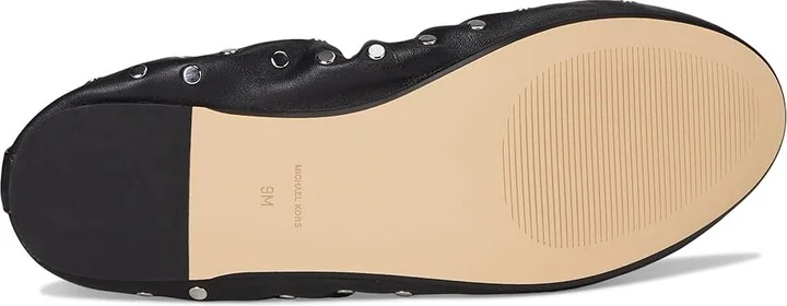MICHAEL Michael Kors Amy Ballet Women's Shoes Black : 10 M, Leather/Rubber - Image 3