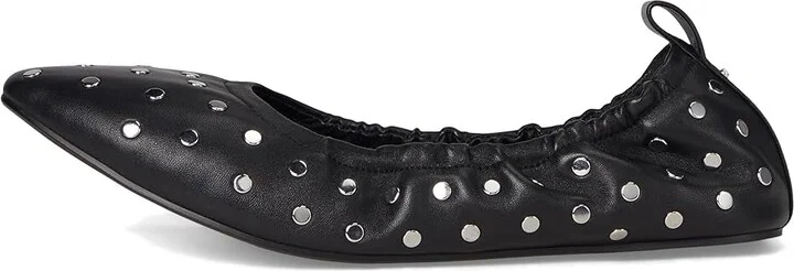 MICHAEL Michael Kors Amy Ballet Women's Shoes Black : 10 M, Leather/Rubber - Image 6