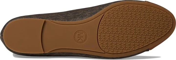 MICHAEL Michael Kors Andrea Ballet Women's Flat Shoes Brown : 6.5 M - Image 3