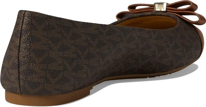 MICHAEL Michael Kors Andrea Ballet Women's Flat Shoes Brown : 6.5 M - Image 4