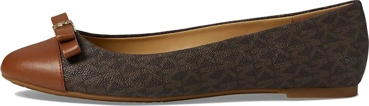 MICHAEL Michael Kors Andrea Ballet Women's Flat Shoes Brown : 6.5 M - Image 5