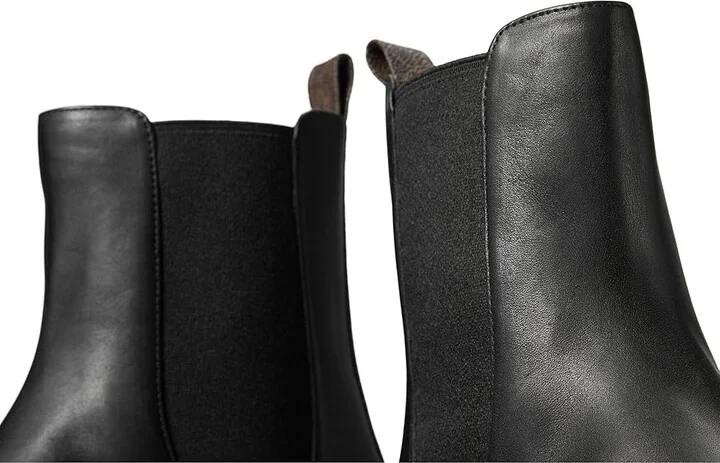 MICHAEL Michael Kors Asher Flat Bootie Women's Boots Brown/Black : 11 M, Leather - Image 5
