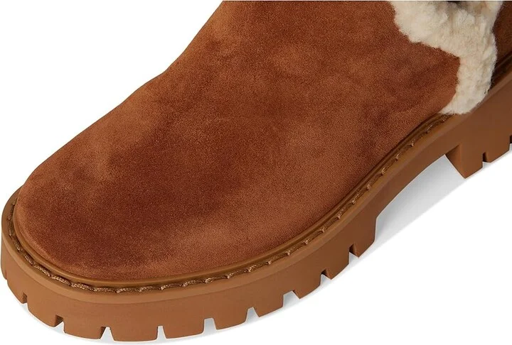 MICHAEL Michael Kors Asher Flat Bootie Women's Boots Luggage : 10 M, Leather - Image 2