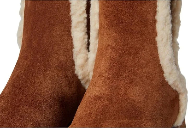 MICHAEL Michael Kors Asher Flat Bootie Women's Boots Luggage : 10 M, Leather - Image 7