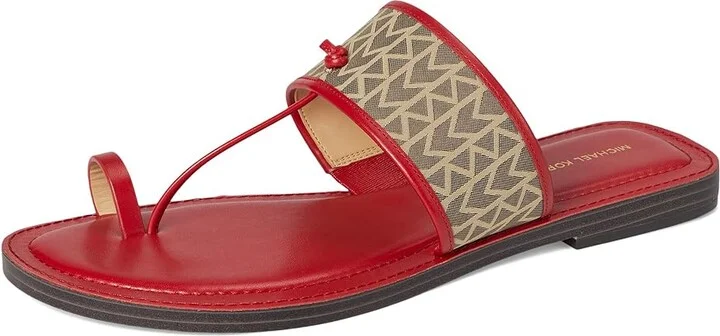 MICHAEL Michael Kors Ashtin Sandals Women's Sandals Crimson : 6.5 M, Leather - Image 5
