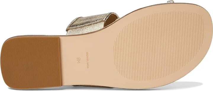MICHAEL Michael Kors Ashtin Sandals Women's Sandals Pale Gold : 6.5 M, Leather - Image 3