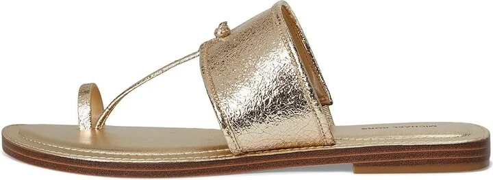MICHAEL Michael Kors Ashtin Sandals Women's Sandals Pale Gold : 6.5 M, Leather - Image 6