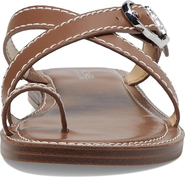 MICHAEL Michael Kors Ashton Flat Thong Women's Sandals Luggage : 7 M, Leather/Rubber - Image 2