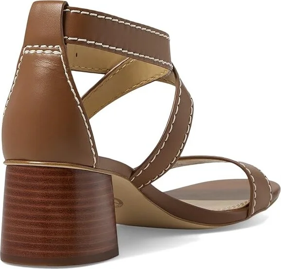 MICHAEL Michael Kors Ashton Mid Sandal Women's Sandals Luggage : 8 M, Leather - Image 4