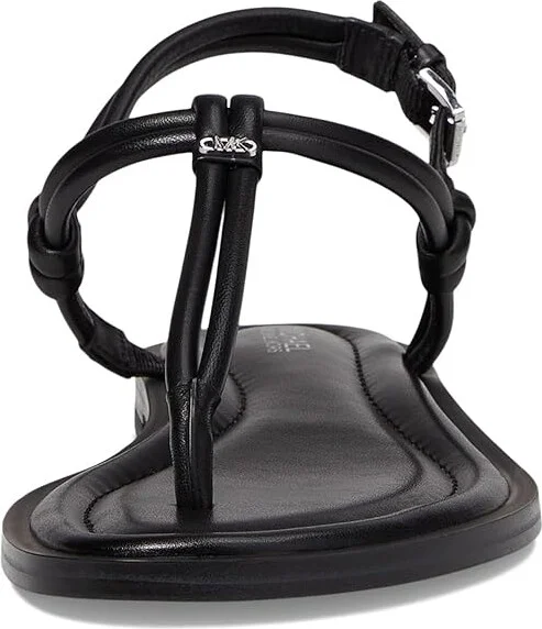 MICHAEL Michael Kors Astra Thong Women's Sandals Black : 9 M, Leather - Image 2