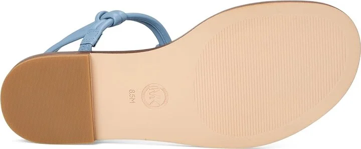 MICHAEL Michael Kors Astra Thong Women's Sandals Chambray : 7 M, Leather - Image 3