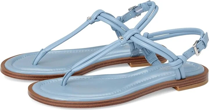 MICHAEL Michael Kors Astra Thong Women's Sandals Chambray : 7 M, Leather