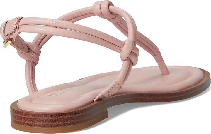 MICHAEL Michael Kors Astra Thong Women's Sandals Smokey Rose : 9 M, Leather - Image 4