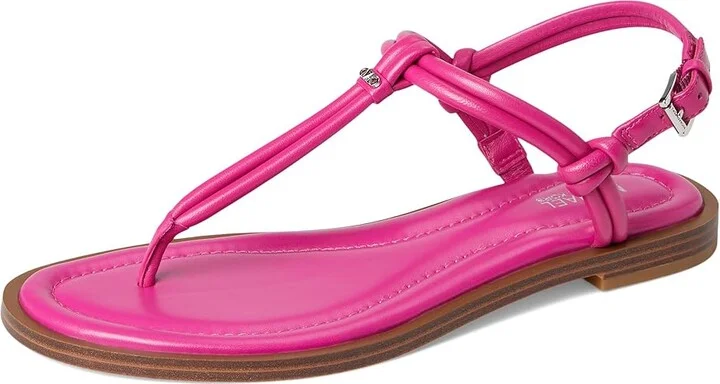 MICHAEL Michael Kors Astra Thong Women's Sandals Wild Berry : 8 M, Leather - Image 5