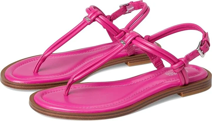 MICHAEL Michael Kors Astra Thong Women's Sandals Wild Berry : 8 M, Leather