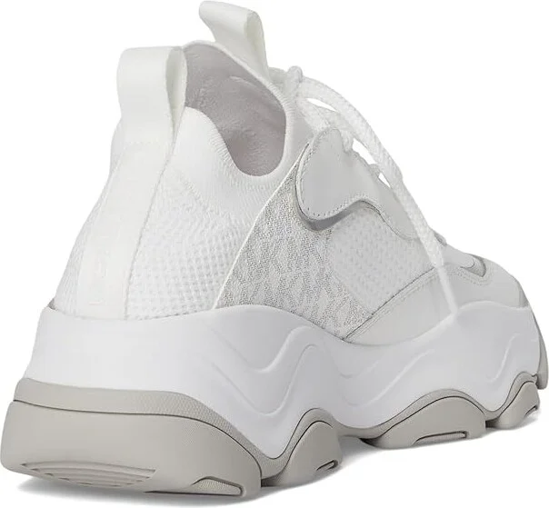 MICHAEL Michael Kors Atlas Knit Trainer Women's Shoes Bright White : 7.5 M - Image 4