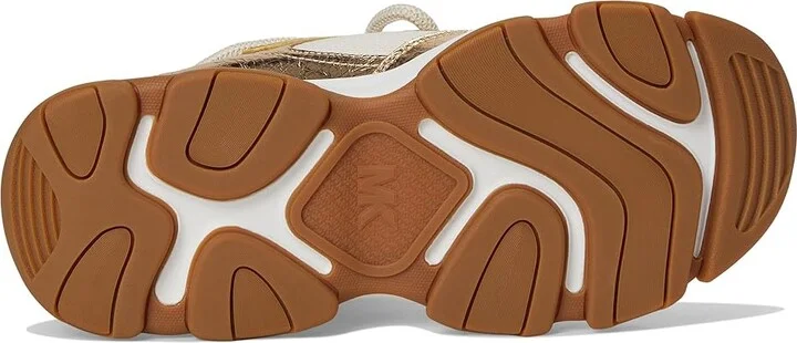 MICHAEL Michael Kors Atlas Knit Trainer Women's Shoes Pale Gold : 9.5 M - Image 3
