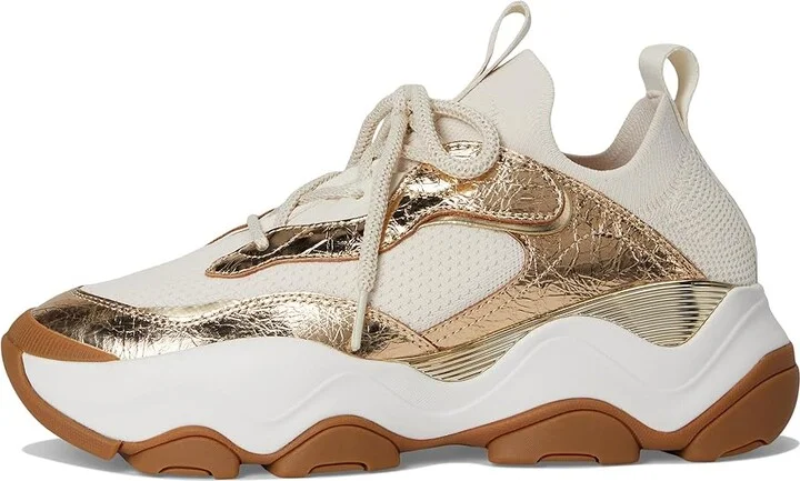 MICHAEL Michael Kors Atlas Knit Trainer Women's Shoes Pale Gold : 9.5 M - Image 6