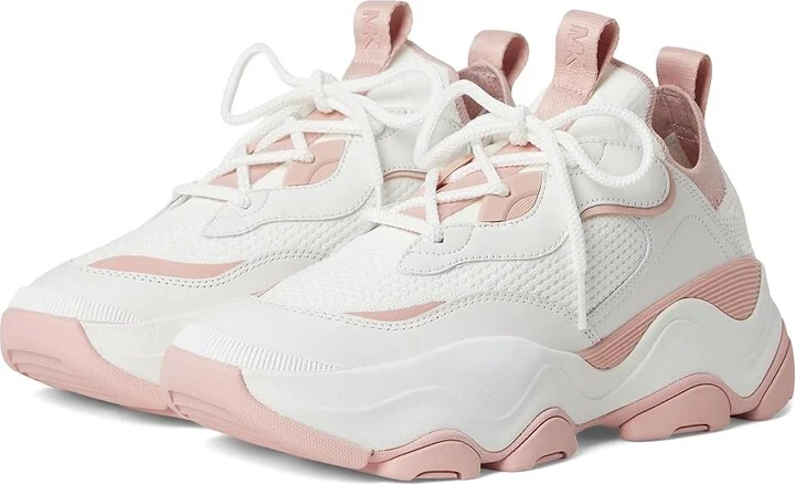 MICHAEL Michael Kors Atlas Knit Trainer Women's Shoes Smokey Rose : 7.5 M, Synthetic