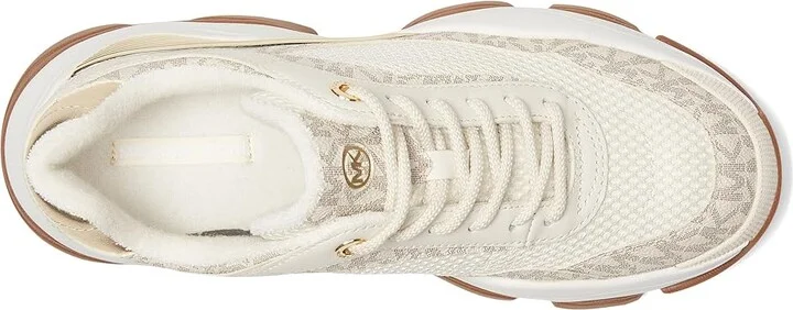 MICHAEL Michael Kors Atlas Sneakers Women's Shoes Vanilla/Cream : 6 M, Synthetic - Image 2