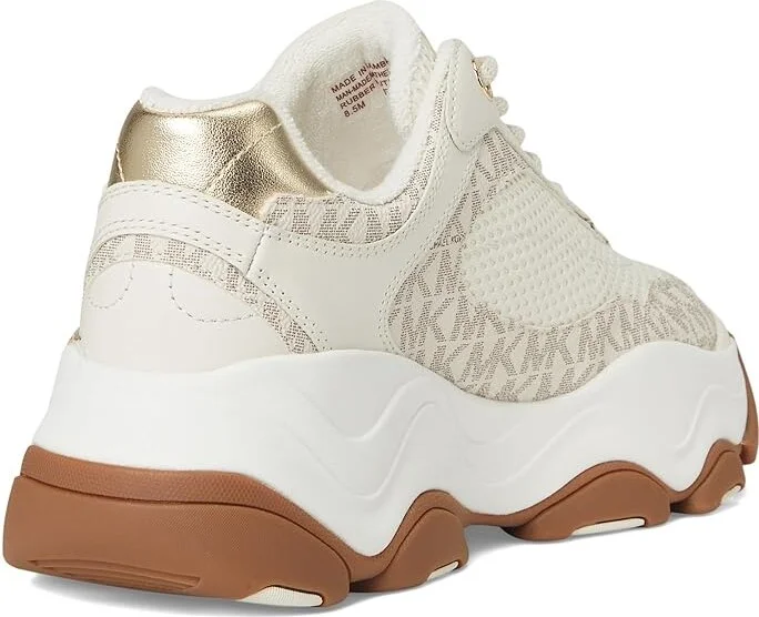 MICHAEL Michael Kors Atlas Sneakers Women's Shoes Vanilla/Cream : 6 M, Synthetic - Image 4
