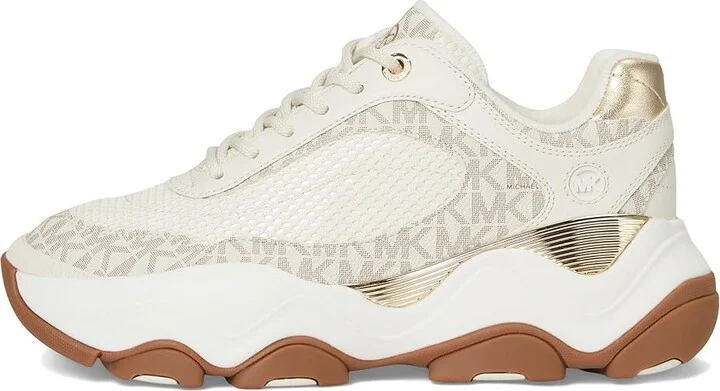 MICHAEL Michael Kors Atlas Sneakers Women's Shoes Vanilla/Cream : 6 M, Synthetic - Image 6