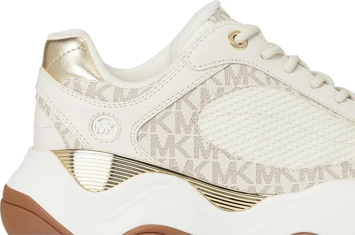 MICHAEL Michael Kors Atlas Sneakers Women's Shoes Vanilla/Cream : 6 M, Synthetic - Image 7