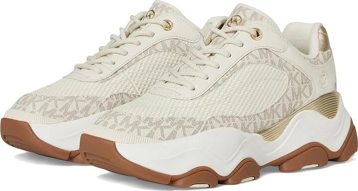 MICHAEL Michael Kors Atlas Sneakers Women's Shoes Vanilla/Cream : 6 M, Synthetic