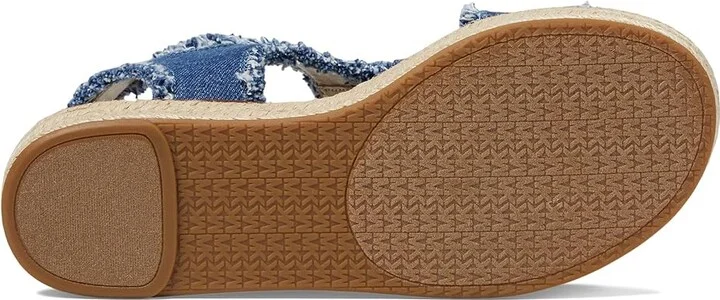 MICHAEL Michael Kors Berkley Espadrille Women's Sandals Denim : 7.5 M, Leather - Image 3