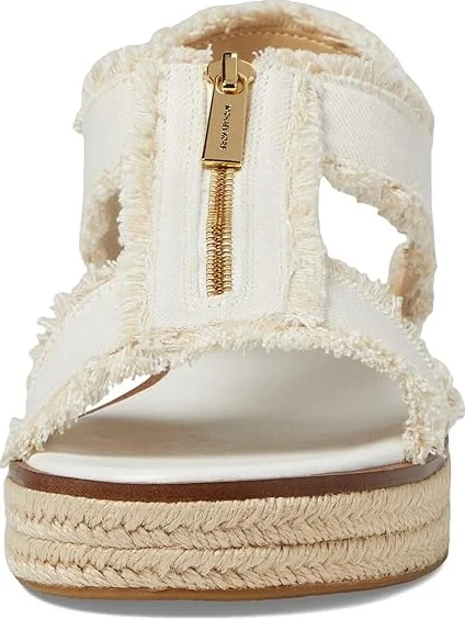 MICHAEL Michael Kors Berkley Espadrille Women's Sandals Optic White : 9 M, Leather - Image 2