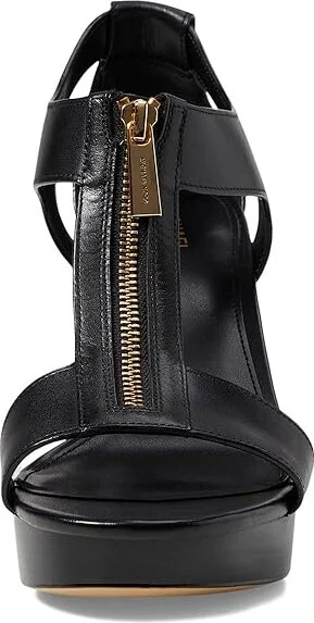 MICHAEL Michael Kors Berkley Mid Sandal Women's Sandals Black : 5.5 M, Leather - Image 2