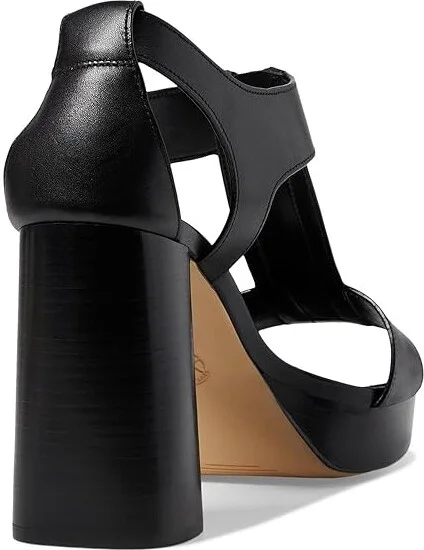 MICHAEL Michael Kors Berkley Mid Sandal Women's Sandals Black : 5.5 M, Leather - Image 4