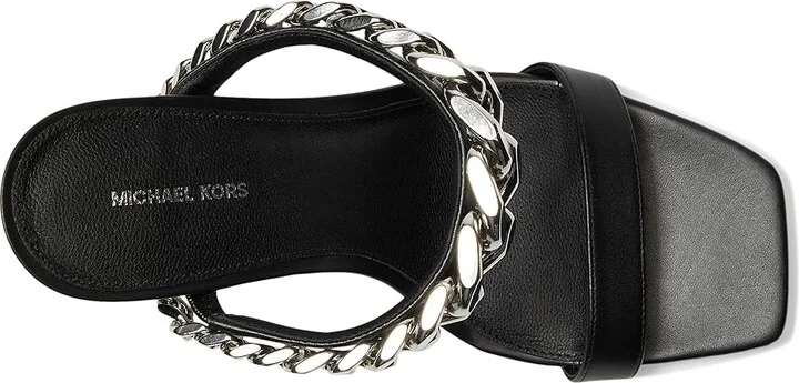 MICHAEL Michael Kors Bianca High Sandal Women's Sandals Black : 7 M, Leather - Image 2